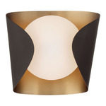 Flare Wall Sconce - Legacy Brass / Dark Bronze / Etched Opal