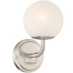 Whitehall Wall Sconce - Brushed Nickel / Alabaster