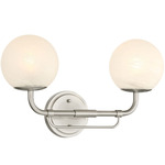Whitehall Bathroom Vanity Light - Brushed Nickel / Alabaster