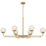 Whitehall Island Light - Legacy Brass / Alabaster
