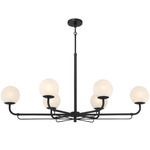 Whitehall Island Light - Matte Black / Alabaster