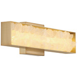 Divinely Wall Light - Celeste Brass / Quartz