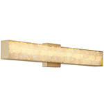 Divinely Wall Light - Celeste Brass / Quartz