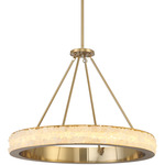 Divinely Chandelier - Celeste Brass / Quartz