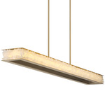 Divinely Island Light - Celeste Brass / Quartz
