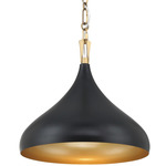 Cedar Lane Pendant - Legacy Brass / Matte Coal