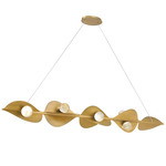 Pod Island Light - Legacy Brass / Cloud