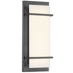 Tarnos Wall Sconce - Gun Metal / Alabaster