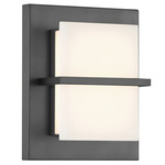 Tarnos Wall Sconce - Gun Metal / Alabaster