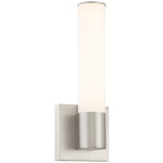 Vantage Round Color Select Wall Sconce - Brushed Nickel / White