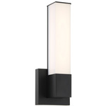 Vantage Square Color Select Wall Sconce - Coal / White