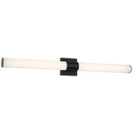 Vantage Round Color Select Bathroom Vanity Light - Coal / White