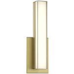 Vantage Color Select Vertical Bathroom Vanity Light - Ashen Brass / Clear