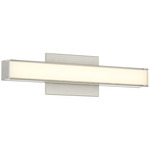 Vantage Color Select Horizontal Bathroom Vanity Light - Brushed Nickel / Clear