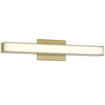 Vantage Color Select Horizontal Bathroom Vanity Light - Ashen Brass / Clear