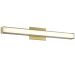 Vantage Color Select Horizontal Bathroom Vanity Light - Ashen Brass / Clear