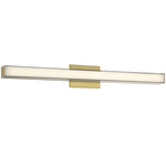 Vantage Color Select Horizontal Bathroom Vanity Light - Ashen Brass / Clear