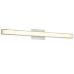 Vantage Color Select Horizontal Bathroom Vanity Light - Brushed Nickel / Clear