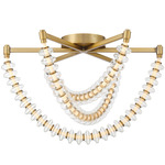 Pearl Ceiling Light - Legacy Brass / Clear