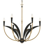 Miller Chandelier - Legacy Brass / Sand Coal