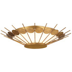 Capieso Ceiling Light - Elara Gold / White