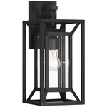 Harbor View Outdoor Wall Sconce - Sand Coal / Clear
