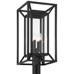 Harbor View Outdoor Post Light - Sand Coal / Clear