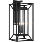 Harbor View Outdoor Wall Sconce - Sand Coal / Clear