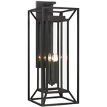 Harbor View Outdoor Wall Sconce - Sand Coal / Clear