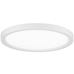 Vantage Round Ceiling Light - White / White