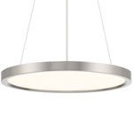 Vantage Disk Pendant - Brushed Nickel
