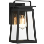 Isla Vista Outdoor Wall Light - Coal / Clear