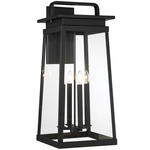 Isla Vista Outdoor Wall Light - Coal / Clear