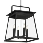 Isla Vista Outdoor Pendant - Coal / Clear