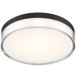 Vantage Acrylic Ceiling Light - Coal / Clear
