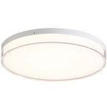 Vantage Acrylic Ceiling Light - White / Clear