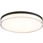 Vantage Acrylic Ceiling Light - Coal / Clear