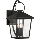 Parkside Outdoor Wall Light - Sand Coal / Clear