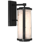 Salt Creek Hanging Outdoor Wall Light - Coal / Quartz