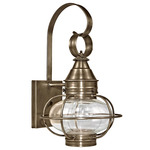 Onion 120V Outdoor Wall Sconce - Clear
