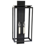 Downtown 11651 Outdoor Wall Light - Dark Brass / Clear