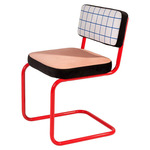 Super Chair - Red / Blue Grid