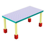 Super Table - Blue Grid