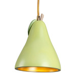 Vitamin Pendant - Gold / Green