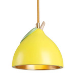 Vitamin Pendant - Gold / Yellow