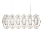 Fiordlys Linear Pendant - White / White