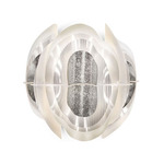 Fiordlys Wall Sconce - Silver / White