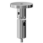 Sloped Ceiling Cable Gripper - Polished Chrome