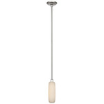 Formosa Pendant - Polished Nickel / Alabaster