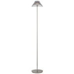 Blaze Rechargeable Floor Lamp - Polished Nickel / Crystal